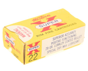 Western Super X Rimfire Cartridges box