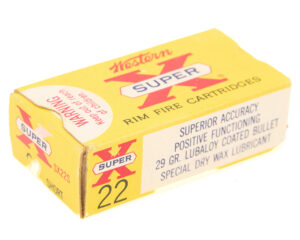 Western Super X Rimfire Cartridges box
