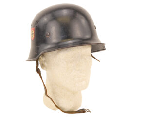 WWII German M34 Fire Police helmet