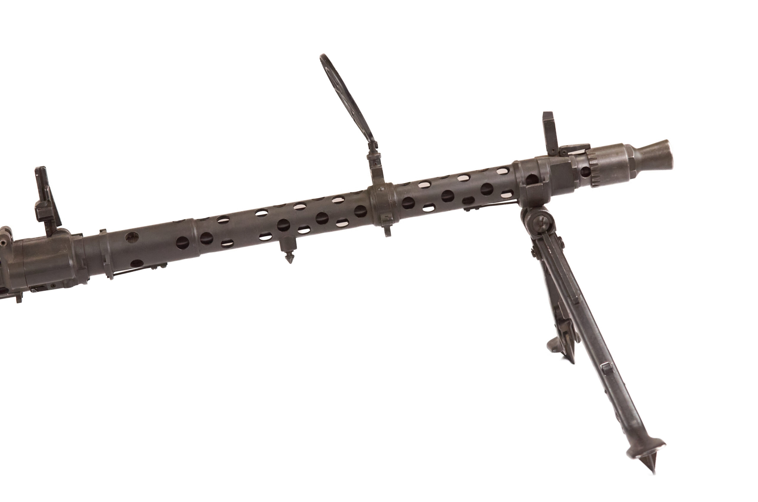 German MG34 Display Machine Gun with Anti-Aircraft Ring Sight - Image 8