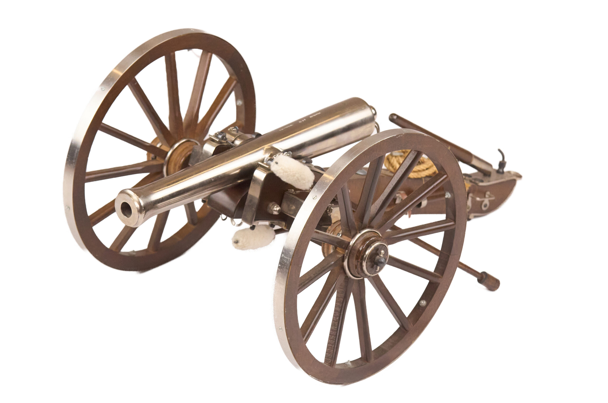 Traditions Napoleon III .69 Caliber Nickel-Plated Replica Cannon - Image 13