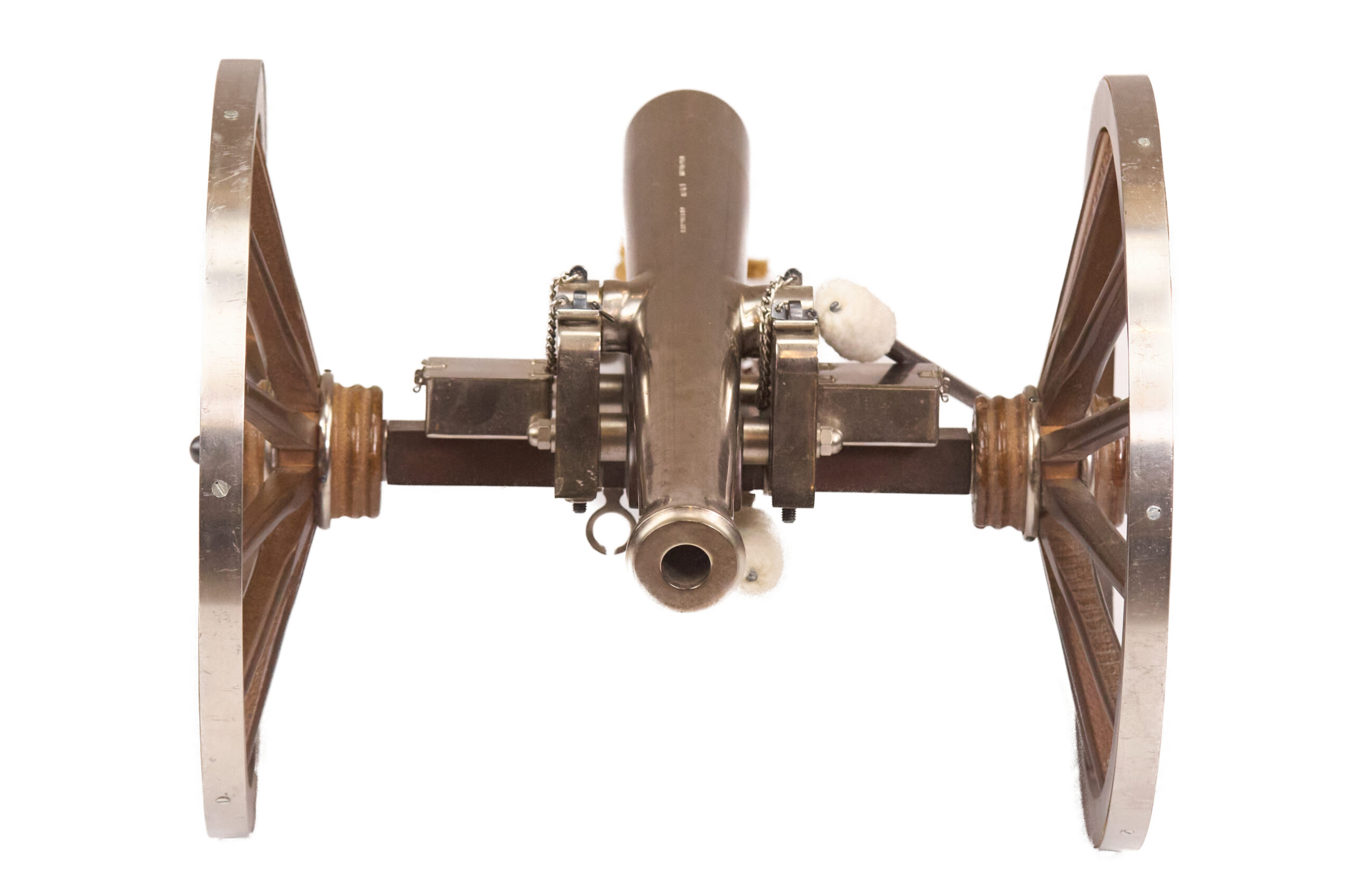Traditions Napoleon III .69 Caliber Nickel-Plated Replica Cannon - Image 12