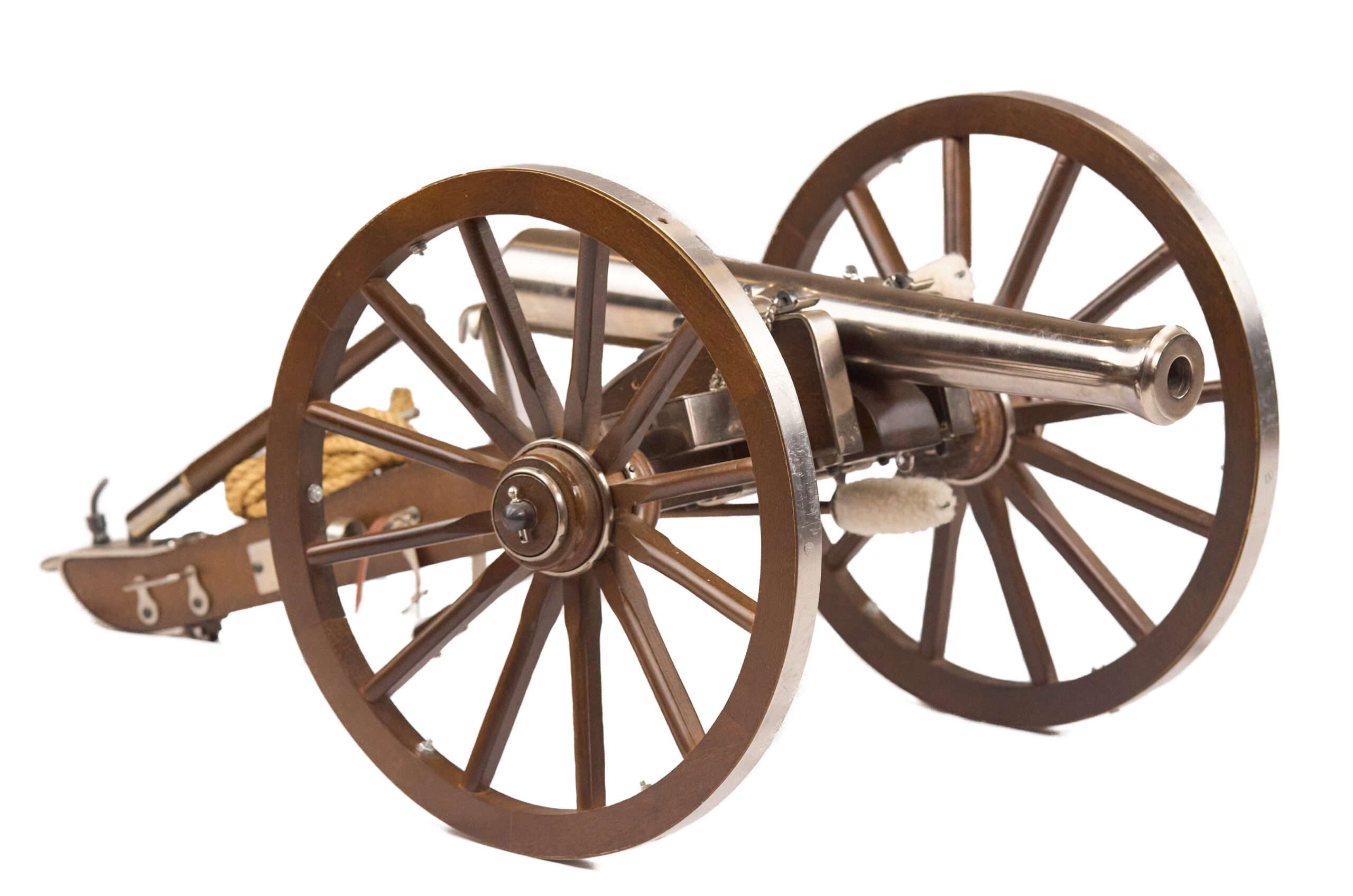 Traditions Napoleon III .69 Caliber Nickel-Plated Replica Cannon - Image 9