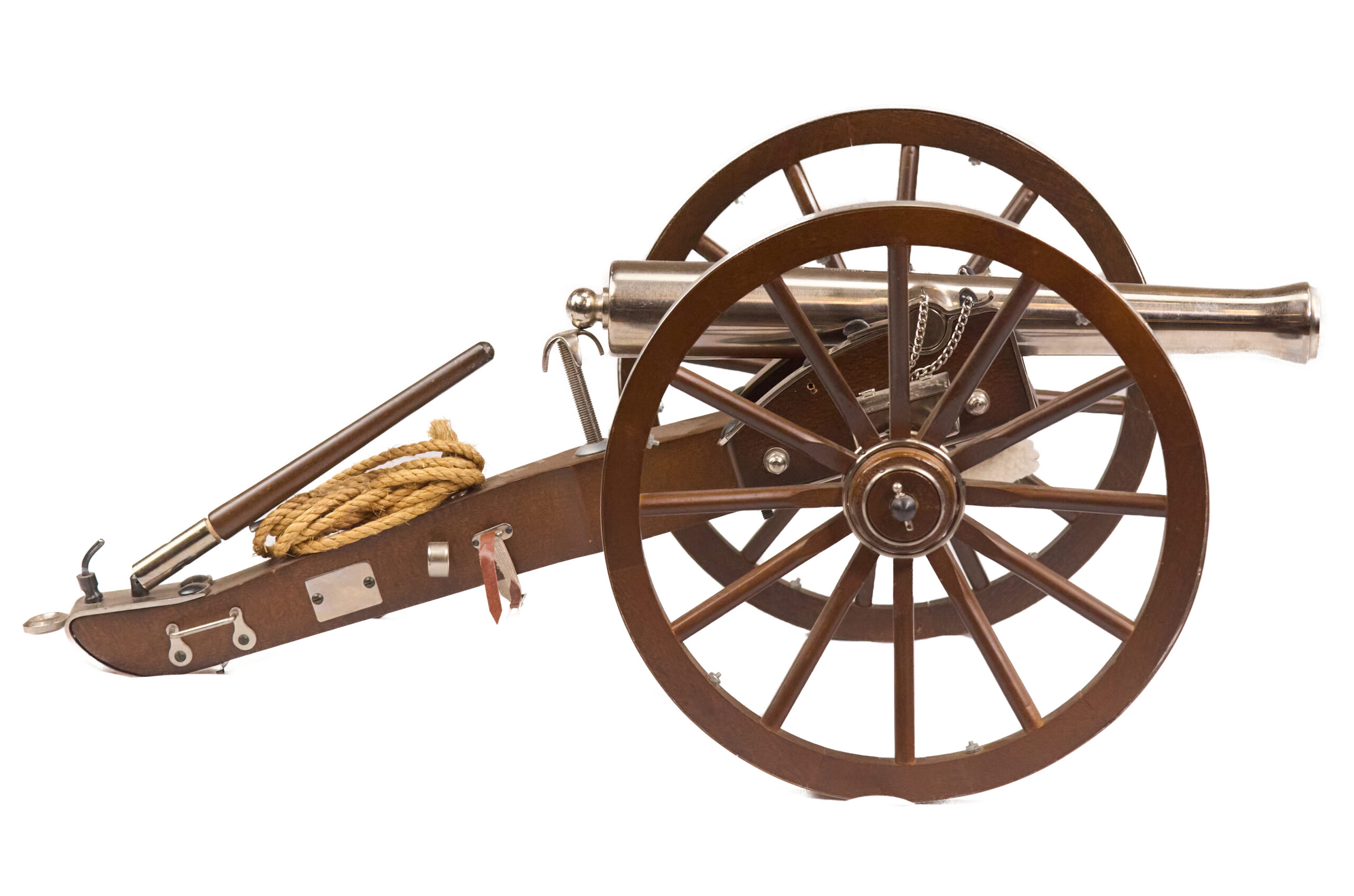 Traditions Napoleon III .69 Caliber Nickel-Plated Replica Cannon - Image 7