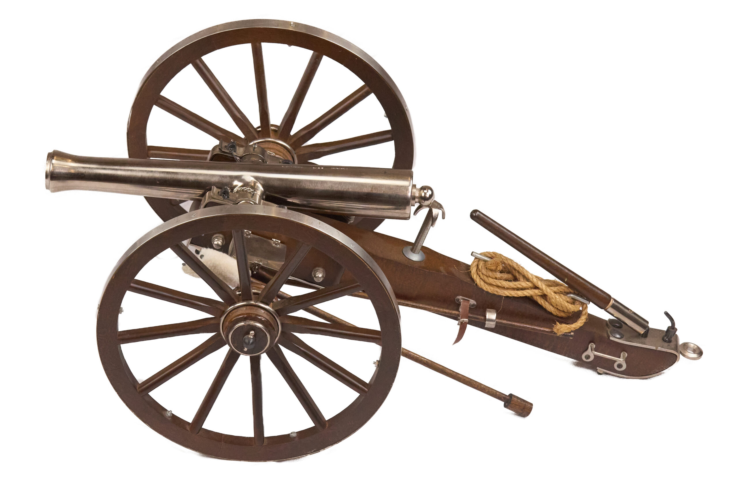 Traditions Napoleon III .69 Caliber Nickel-Plated Replica Cannon - Image 5