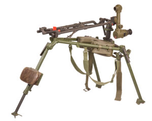 West German Bundeswehr MG3 Lafette tripod with Hensoldt sight