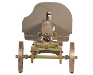Russian/Soviet Maxim M1910 Machine Gun on Sokolov Wheeled Mount