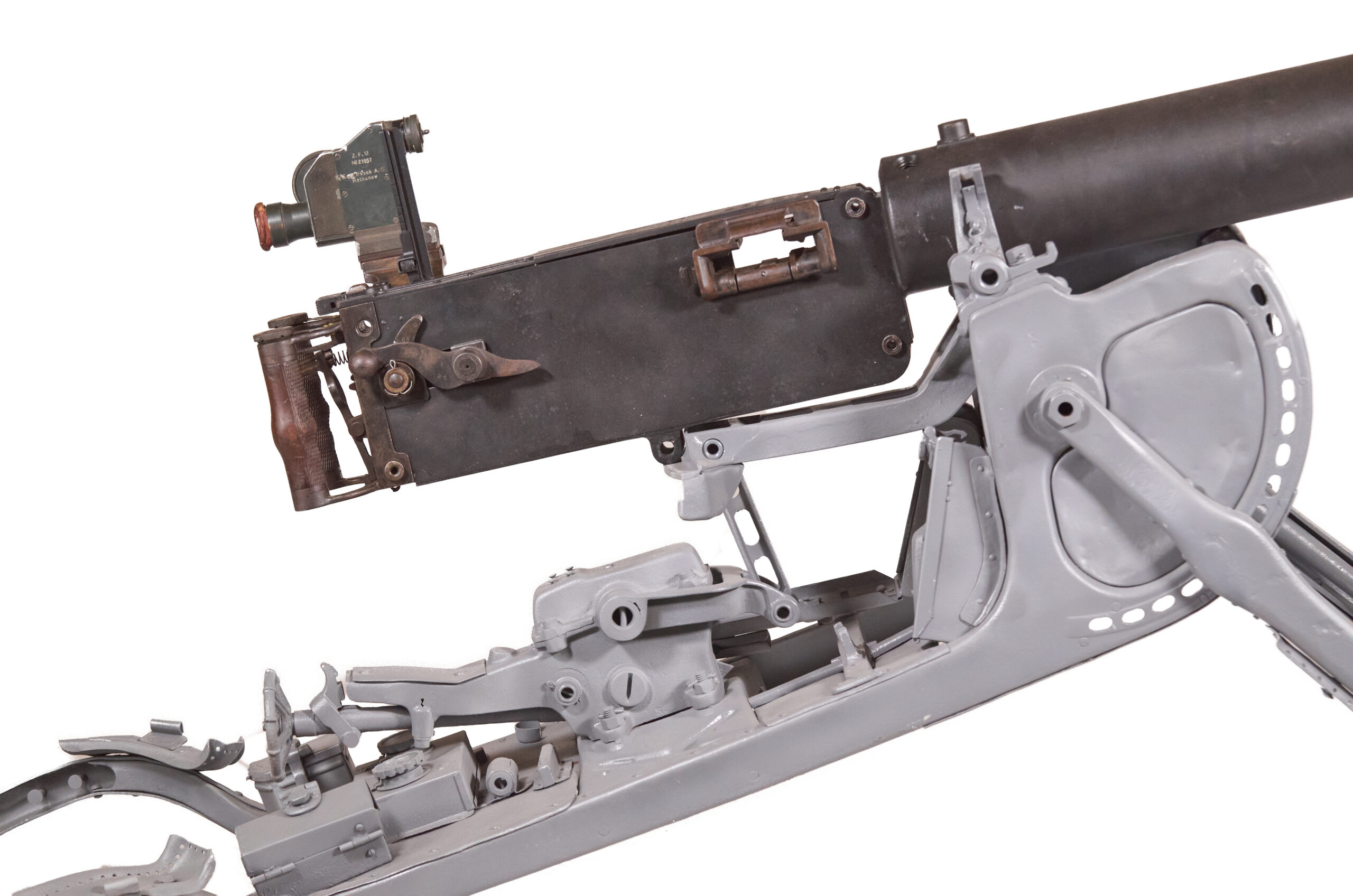 DWM MG 08 Display Machine Gun with Schlittenlafette 08 and Z.F.12 Optic - Image 27