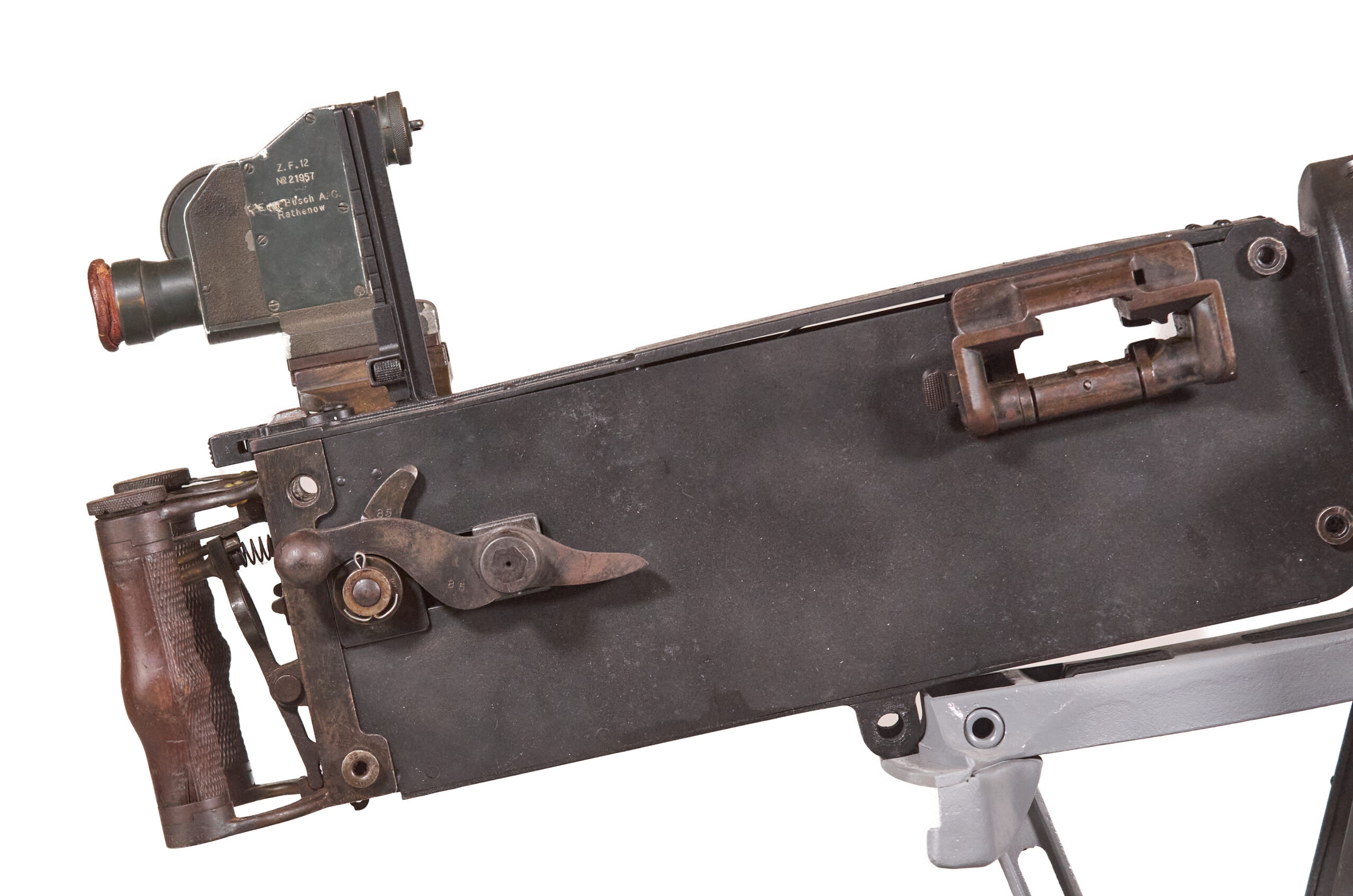 DWM MG 08 Display Machine Gun with Schlittenlafette 08 and Z.F.12 Optic - Image 25