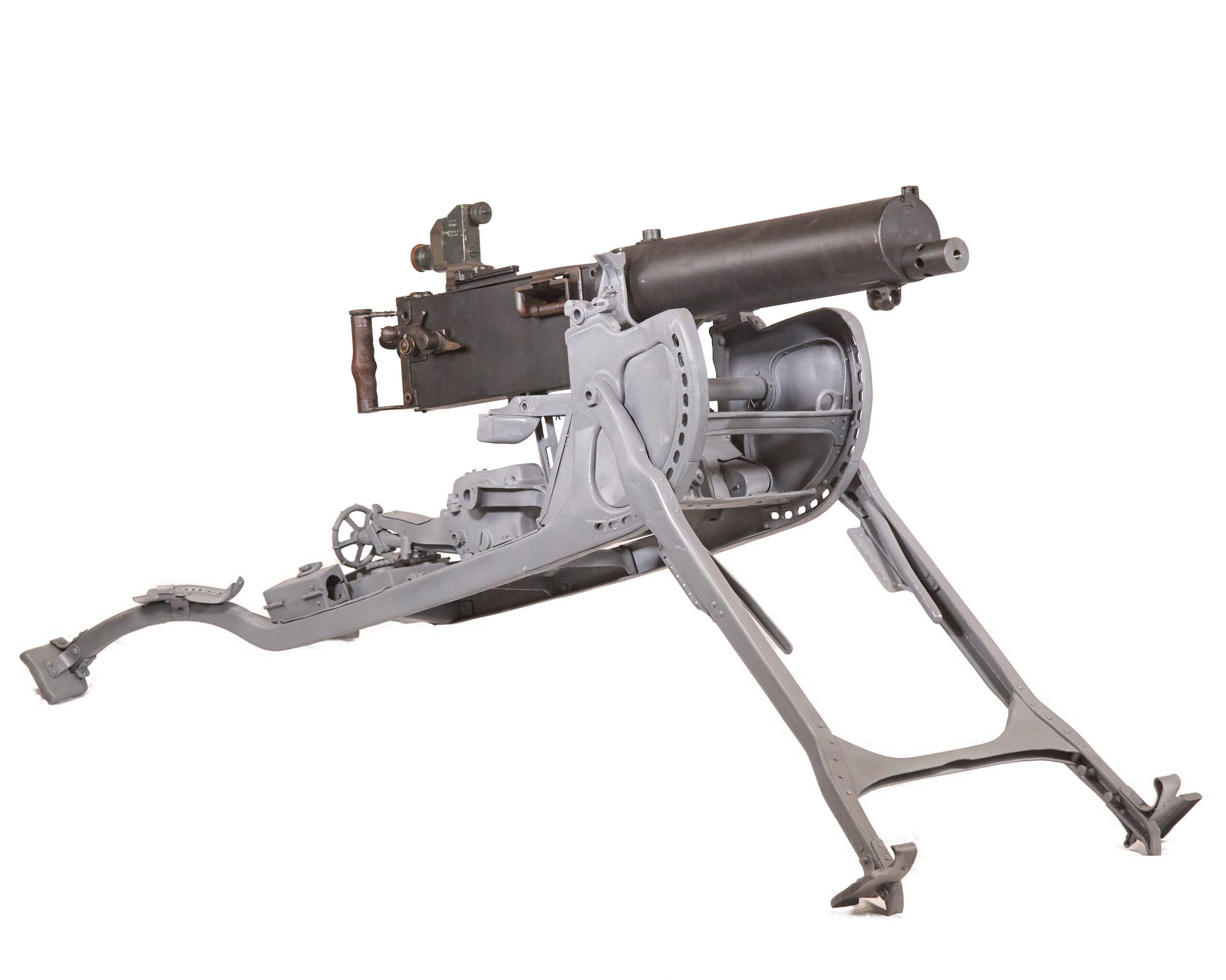DWM MG 08 Display Machine Gun with Schlittenlafette 08 and Z.F.12 Optic - Image 17