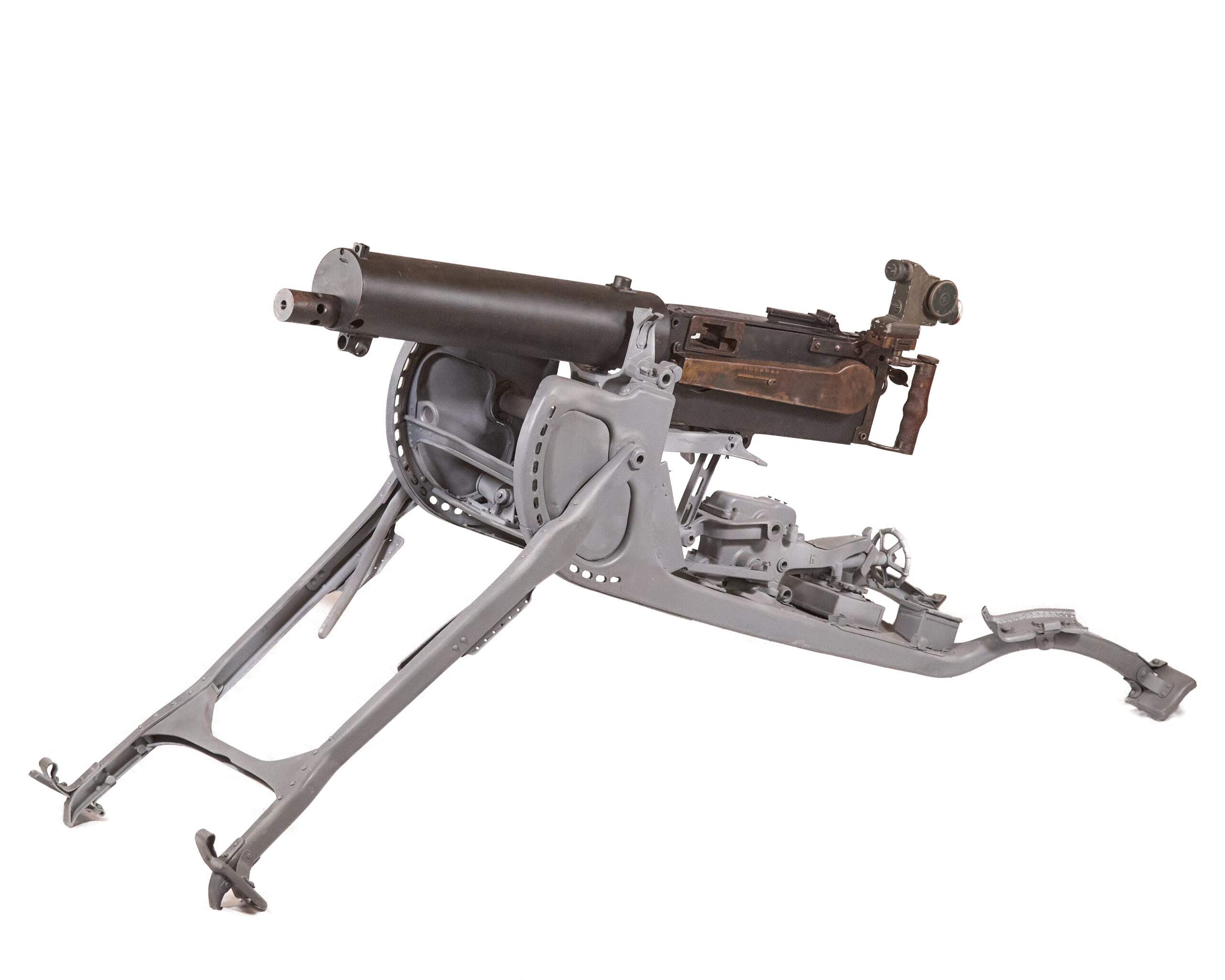 DWM MG 08 Display Machine Gun with Schlittenlafette 08 and Z.F.12 Optic - Image 15