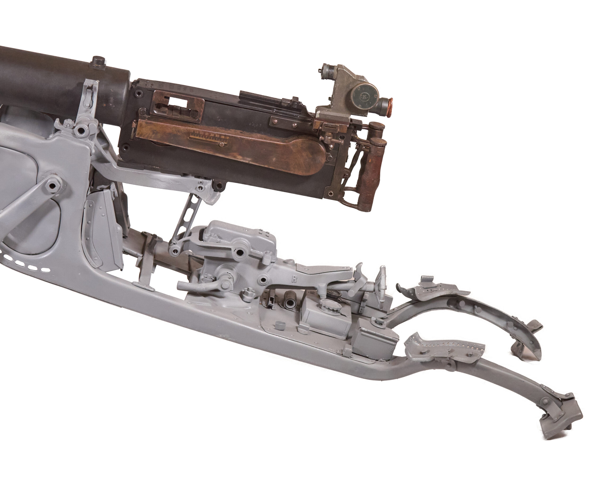 DWM MG 08 Display Machine Gun with Schlittenlafette 08 and Z.F.12 Optic - Image 7