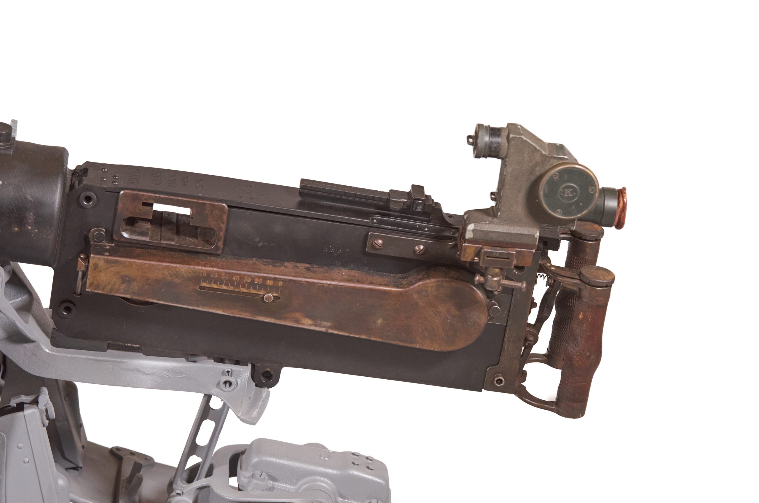 DWM MG 08 Display Machine Gun with Schlittenlafette 08 and Z.F.12 Optic - Image 5