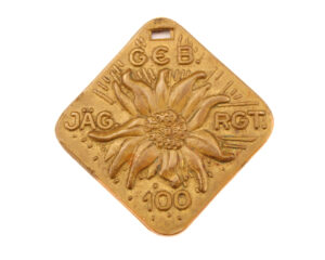 Gebirgsjäger Regiment 100 Medal with edelweiss