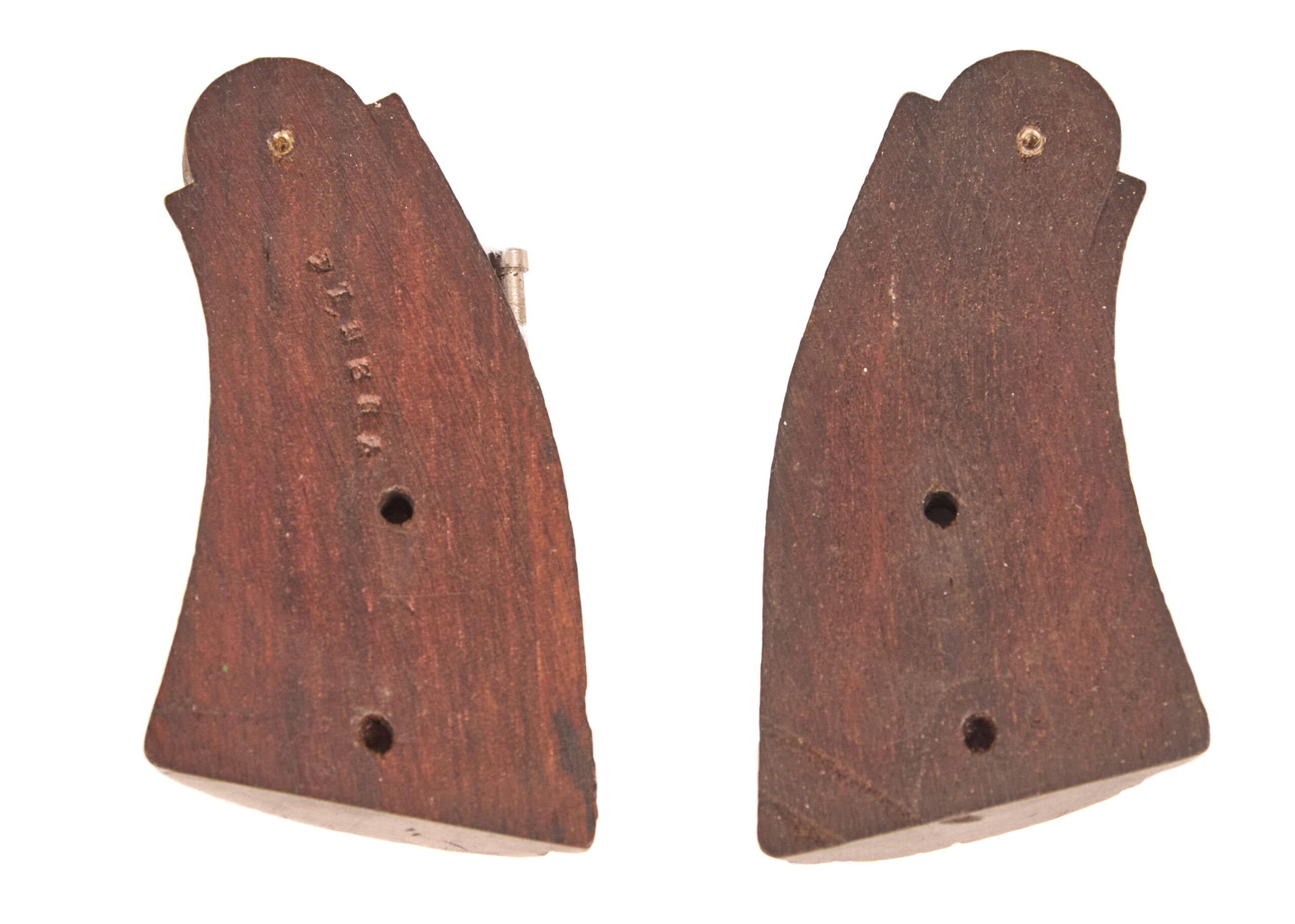 Smith & Wesson K-Frame Square Butt Checkered Diamond Service Stocks - Walnut - Image 2