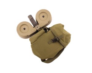 RWB AR-15 100 round 5.56 223 drum magazine with OD green pouch
